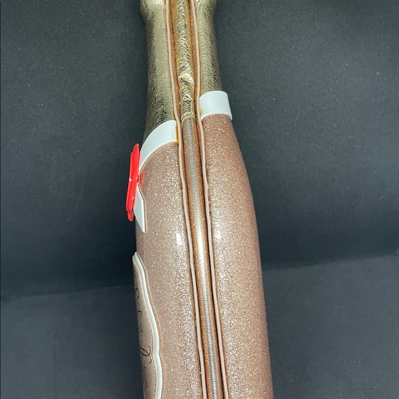 Kate Spade New York Limited Edition top zip Champagne Bottle Clutch. - Picture 11 of 13